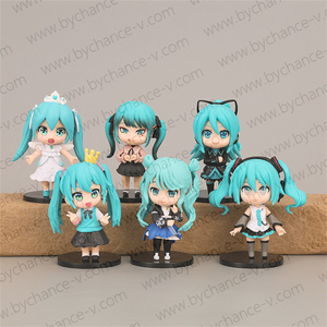 Figura Coleccionable de <span class=keywords><strong>Anime</strong></span> de Chicas Bailarinas Electrónicas, Juguete de Moda para Fanáticos del Otaku, Decoración de Escritorio, Regalo de Cumpleaños - Product Image 4