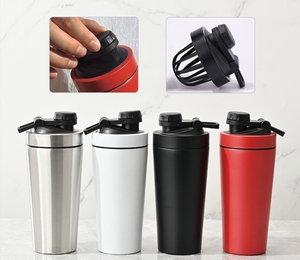 Productos de Tendencia 2025, Nuevas Llegadas, Termo, Botella Mezcladora de Proteínas, Botella Térmica Aislada para Gimnasio, Caja Personalizada, Económica, a Prueba de Fugas - Product Image 6