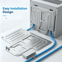 Plaque de refroidissement liquide en alliage d'aluminium sur mesure, brasée sous vide, haute efficacité, pour solution thermique