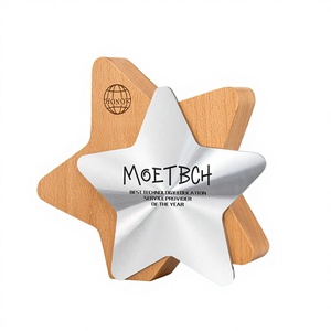Trofeo Creativo <span class=keywords><strong>de</strong></span> Madera Maciza y Metal con Diseño Personalizado, Medallas <span class=keywords><strong>de</strong></span> Competición para Empleados <span class=keywords><strong>de</strong></span> Empresa, Placas Conmemorativas - Product Image 2