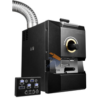 Machine à torréfier le café en acier inoxydable, machine à torréfier le café sans fumée, 110V 220V, machine à torréfier les grains de café
