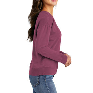 Sweat-shirt polaire à col en V pour femmes-Léger respirant avant Couleurs personnalisables Style décontracté décontracté - Product Image 3