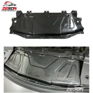 Supra A90 Panel de enfriador de placa de cubierta de <span class=keywords><strong>radiador</strong></span> frontal de fibra de carbono seco para Toyota GR Supra MK5 A90 A91 cubierta de placa bahía de motor - Product Image 1