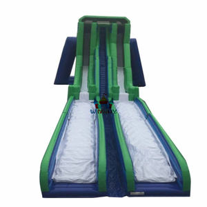 Glissière d'eau gonflable intérieure de 44 pieds de long pour enfants et adultes Glissade et toboggan extérieurs géants pour l'été et les fêtes à la piscine - Product Image 4