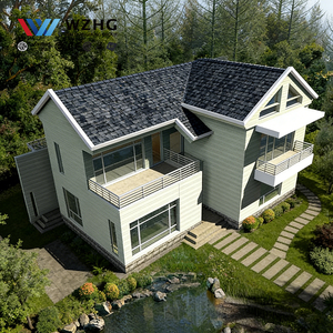 Villa Modulaire Ignifuge à Structure en Acier Léger Extensible pour Bâtiment de Bureau et Appartement Certifiée CE - Product Image 1