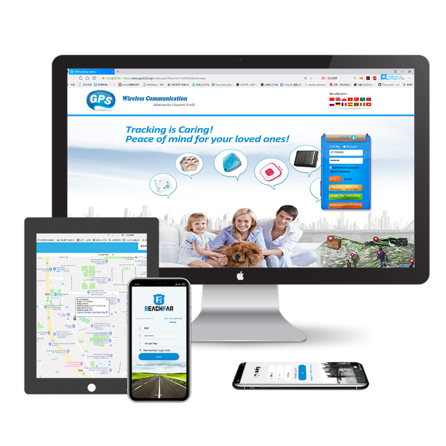 OEM GPS Tracker Positioning System Software App and Web Platform From REACHFAR