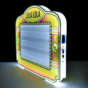 Letrero de pizarra LED con logotipo personalizado barato para Bar KTV - Product Image 4