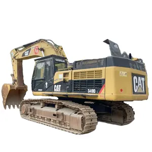 Используется оригинальный 49 тонный экскаватор CAT 349E, оптовая цена, использованный cat 349E, гидравлический гусеничный экскаватор, гусеничный 349