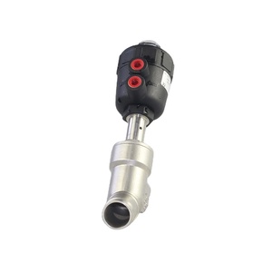 Vanne d'angle pneumatique Furui à filetage femelle en acier inoxydable, double action, joint PTFE, tailles de port 1/2in-4in, commande d'air (<span class=keywords><strong>BSPP</strong></span>/NPT) - Product Image 2