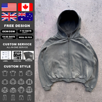 Sudaderas Unisex Personalizadas de Estilo Urbano, Sin Cordones, 100% Algodón, Capucha Doble, Sudadera con Estampado Puff y Pedrería para Hombre