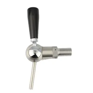 Belga modelo 304 aço inoxidável Beer Faucet com conectores rápidos