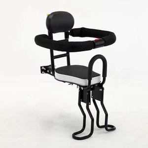 Enfant vélo siège avant sécurité enfants bébé montage <span class=keywords><strong>porte</strong></span>-vélo coussin Ultra-amortisseur réglable VTT chaise - Product Image 1