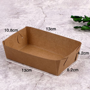 Offre Spéciale Alimentaire Plateau Collations Emballage Papier Bateau Boîte Snack Poulet Pépite Boîte À Emporter Alimentaire Bateau Bulle Gaufre Papier Plateau - Product Image 6