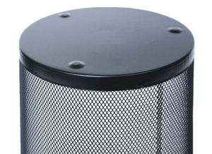 Thùng rác trong nhà thùng rác lưới tròn tái chế Thùng rác sắt rèn rỗng Thùng rác kim loại hộ gia đình mà không cần che giỏ chất thải - Product Image 2