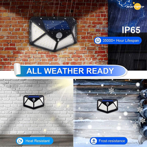 Wholesale Integrated Solar Wall <b>Light</b> Four Sides Glow Super Bright Cob Waterproof IP65 <b>Motion</b> Sensing Glow Garden Stairs - Product Image 6