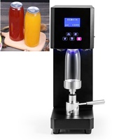 Machine à sceller les canettes, scelleuse de bouteilles de boisson, machine à emballer les boissons pour le thé au lait, le café, scelleuse de canettes