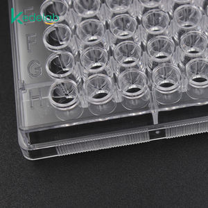 البلاستيك ابوار 0.1 مللي 96 الآبار عادي نهاية Pcr لوحة شقة صفيحة ميكروسكوبية - Product Image 2