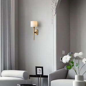 Lámpara <span class=keywords><strong>de</strong></span> Mesa <span class=keywords><strong>de</strong></span> Latón, Estilo Moderno y Minimalista para Habitación <span class=keywords><strong>de</strong></span> Hotel, Latón Macizo, Tela, LED, Venta Directa <span class=keywords><strong>de</strong></span> Fábrica, Lámpara <span class=keywords><strong>de</strong></span> Mesa <span class=keywords><strong>de</strong></span> <span class=keywords><strong>Pared</strong></span> - Product Image 5