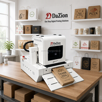 NOUVEAU 2026 DZ-400 Imprimante numérique jet d'encre monopasse avec encre à base d'eau pour l'impression de logos sur sacs en papier, boîtes en papier, boîtes à pizza, sacs et serviettes