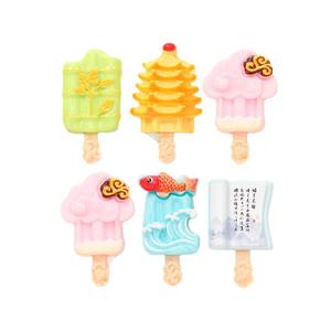 Accesorios de Resina para Manualidades: Horquillas, Llaveros, Juguetes y Adornos de Resina con Diseño de Helados y Paletas de Hielo Simulados, Hechos a Mano con Pegamento de Crema - Product Image 5