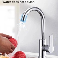 Robinet de cuisine de haute qualité en cuivre, style américain, finition brossée, pressurisé, anti-éclaboussures, eau chaude et froide
