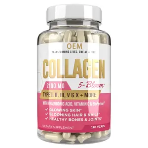 Trung Quốc Top bán chống lão hóa mặt nạ đa Collagen Thuốc 150 viên nang 3300mg collagen Collagen viên nang chai