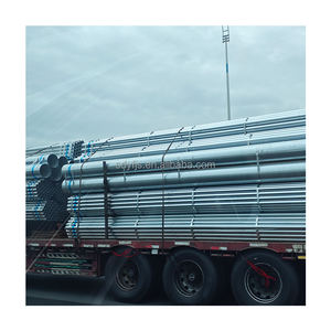 Tubería Galvanizada al por Mayor de <span class=keywords><strong>1</strong></span>/2\"-24\"/48.3/48.6 mm, Material de Acero Soldado Galvanizado por Inmersión en Caliente, Tubería Redonda para Andamios - Product Image 5