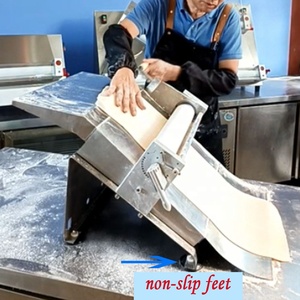 Machine à presser la pâte à pain, à pizza, à pâtes, à pita, à biscuits, manuelle, en acier inoxydable, SY-420, vente bon marché - Product Image 6