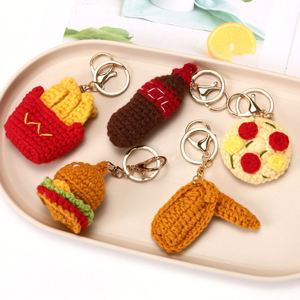 Llavero Colgante de Ganchillo de Helado Kawaii, Muñeco de Comida Tejido a Mano Personalizado de Fábrica, Objetos Decorativos de Moda - Product Image 2