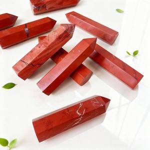 หินแจสเปอร์สีแดงธรรมชาติทรงหอคอยขัดเงา สำหรับตกแต่งบ้าน ของสะสม ของขวัญ จัดแสดง ขายส่ง - Product Image 2