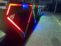 Table de scène DJ tournante personnalisable de haute qualité pour les fêtes de club pour les écrans en treillis