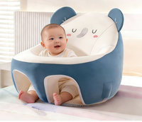 Chaise d'apprentissage ergonomique pour bébé, siège de soutien portable pour nourrisson avec base antidérapante, chaise d'apprentissage en peluche douce pour tout-petit