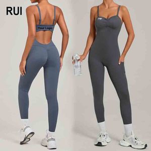 Body Deportivo para Mujer RUIQUWIN OEM, Color Sólido Informal, para Yoga, Ejercicio, Gimnasio, Fitness, Tirantes Finos, Transpirable, de Secado Rápido, Elástico en Cuatro Direcciones - Product Image 1
