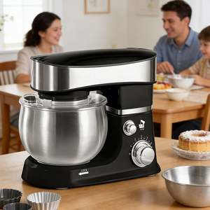 Portable Electric Stand Food Mixer <strong>Cake</strong> Round Dough <strong>Maker</strong> Heated - Product Image 1