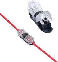 Conector de cable de bajo voltaje negro estándar, macho, cobre