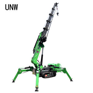 מנוף זחלילי לשטח קשה, פופולרי יותר בשנת 2026, 2 טון, 3 טון, 5 טון, 8 טון, מנוף עכביש עם סל בנייה להרמה - Product Image 3