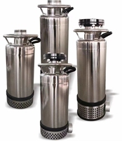 POMPE DE DRAINAGE EN ACIER INOXYDABLE 4 "2.2KW 3HP POMPE SUBMERSIBLE pour l'irrigation agricole Drainage