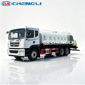 Camion arroseur multifonctionnel Dongfeng 6×4 19,7 m³ avec canon à eau haute pression de 30 m pour le lavage des routes municipales - Product Image 1