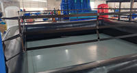 Terrain de combat gonflable portable personnalisé pour jeu de lutte arène sportive pour enfants et adultes ring de boxe gonflable et étanche à l'air