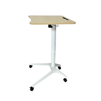 Bureau d'ordinateur ergonomique pneumatique à gaz Table d'usine Salle de classe de formation Table de bureau électrique à moteur