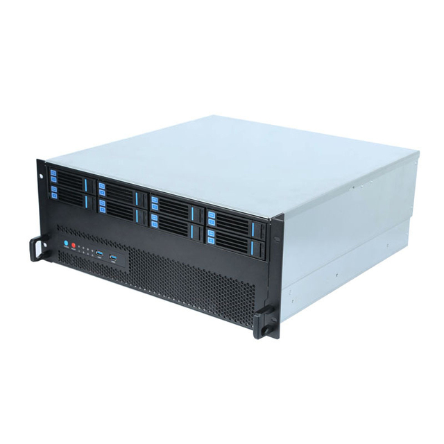 Industrial PC Case Customized Production and Processing Hot-swappable 4U 8-disk Server Chassis, ATX Chassis
