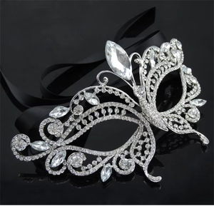 Vente chaude venise Sexy femmes couronne diamant adulte maquillage balle accessoires anniversaire mariage fête demi visage <span class=keywords><strong>masque</strong></span> Halloween cadeaux - Product Image 6