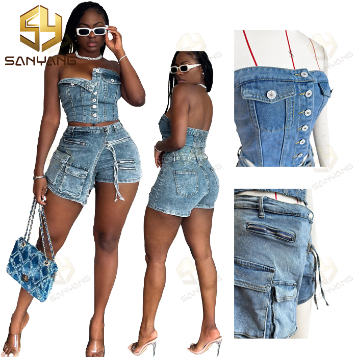 Tops cortos de moda para damas para usar con jeans Estilo urbano