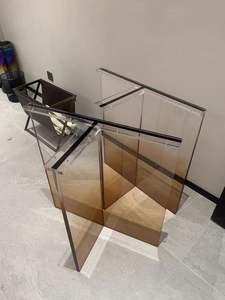 Espositore da Tavolo Moderno Personalizzato <span class=keywords><strong>in</strong></span> Acrilico Trasparente Autoportante con Finitura Lucida <span class=keywords><strong>per</strong></span> Tavolo da Dessert - Product Image 5