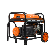Générateur d'essence portable 4 temps refroidi par air, réservoir de carburant 10L, cylindrée 98cc, 5KW, démarrage automatique, châssis ouvert, CA, écologique, AVR