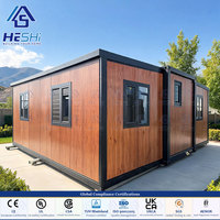 Maison préfabriquée en acier galvanisé extensible de 20 pieds ou 30 pieds, classe incendie EN 13501 A1, 2, 3 ou 4 chambres, conteneur habitable mobile