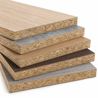 Panneaux de fibres de bois stratifiés écologiques en gros, matériaux de construction de qualité pour meubles, panneaux OSB stratifiés mélaminés