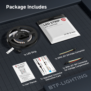 Brand new sonho cor rgb DC5V endereçável 100leds ip20 ip30 ip67 ws2812b ip65 ws2812 levou tira - Product Image 4