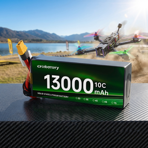 Batería de Estado Sólido Personalizada de 12000mah 13000mah 4S 6S 8S 10C de Alta Potencia y Calidad LiHV para Drones y Robots 10000mah-6S Semi Sólida - Product Image 1