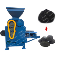 Pulverized Charcoal Powder Hydraulic Production Line Roller Briquettes Briquetting Machine